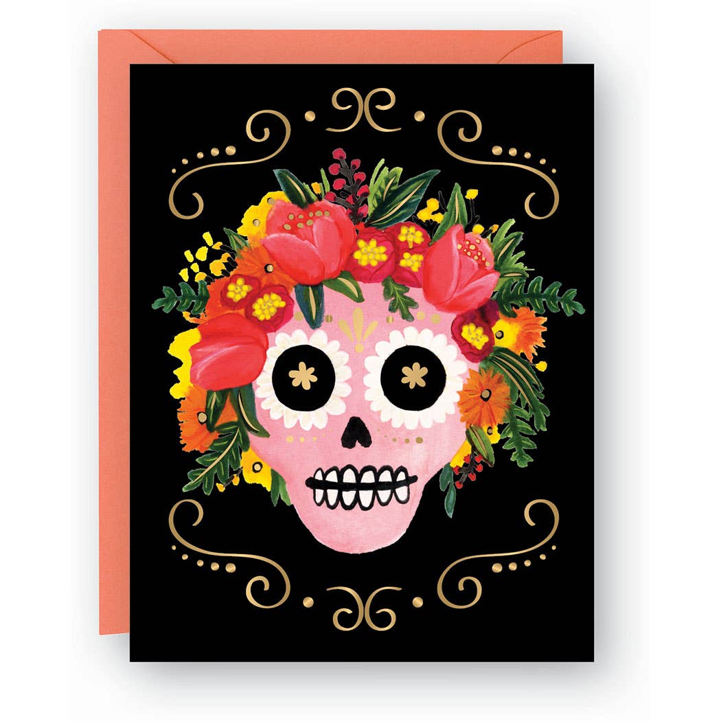 Sugar Skull Festive Card