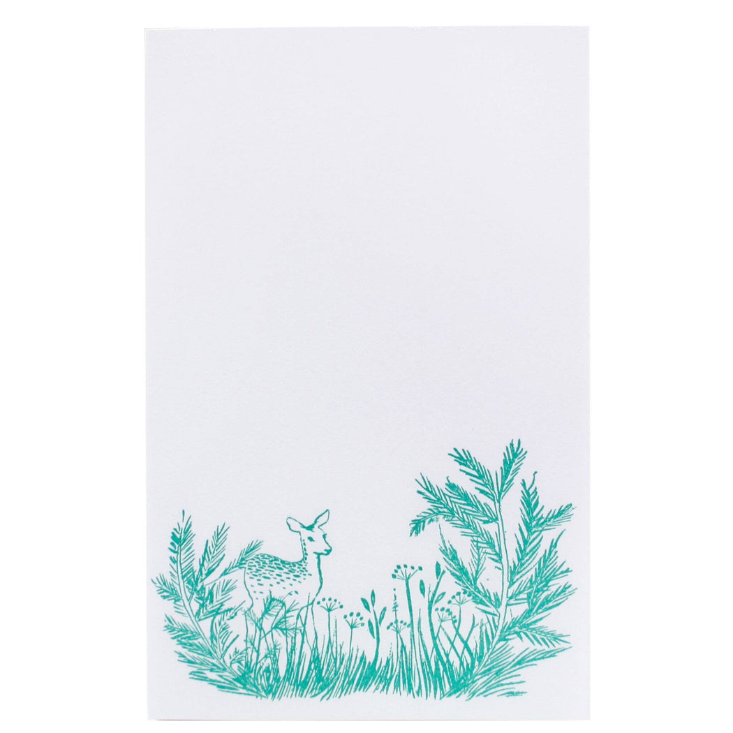 Deer Letterpress Notepad