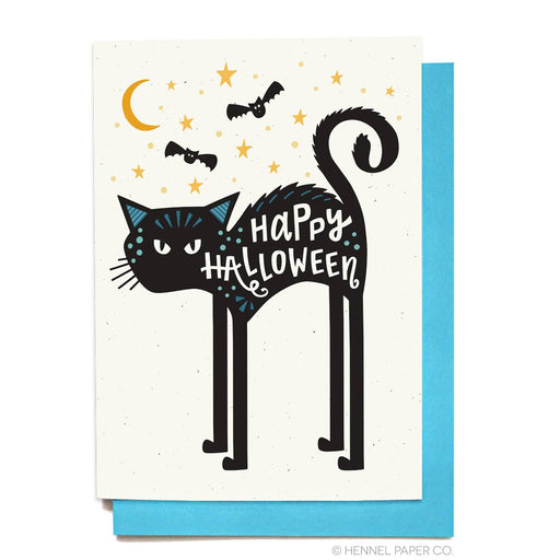 Halloween Spooky Cat Card