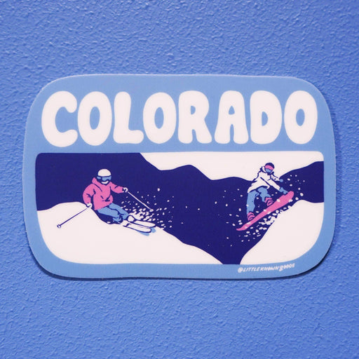 Colorado Snow Ski Vinyl Sticker