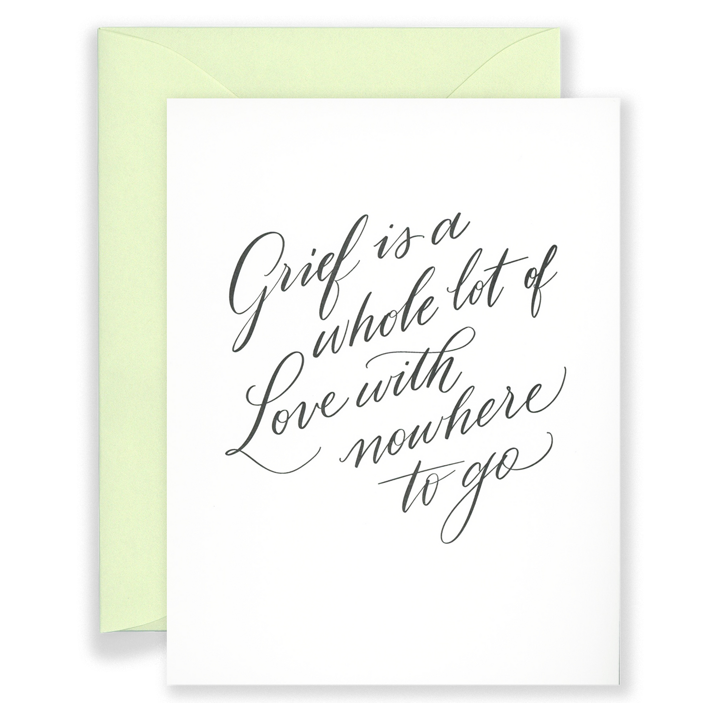 Grief is Love With Nowhere To Go Card