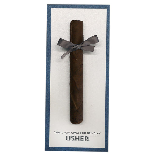 Thank You for Being My Groomsman Cigar Cards Created by Marrygrams for Groomsmen, Best Man, Usher & Wedding Party