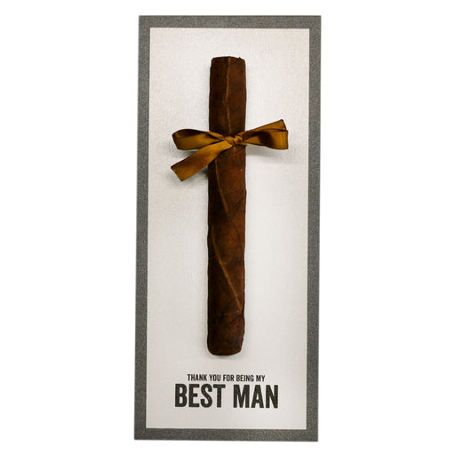 Thank You for Being My Groomsman Cigar Cards Created by Marrygrams for Groomsmen, Best Man, Usher & Wedding Party Block
