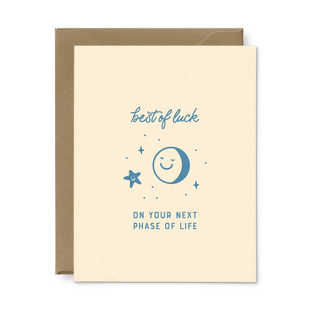 Best of Luck Next Phase of Life Card