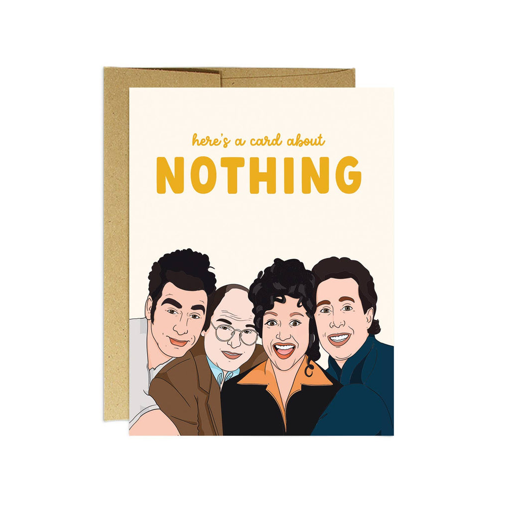 Seinfeld Card About Nothing