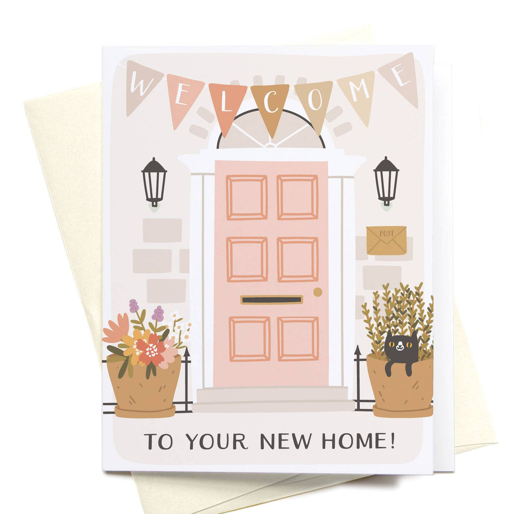 Welcome to Your New Home Door Card