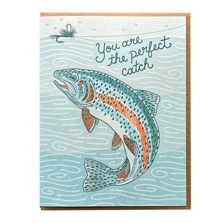 Trout Fish Youre the Perfect Catch Card