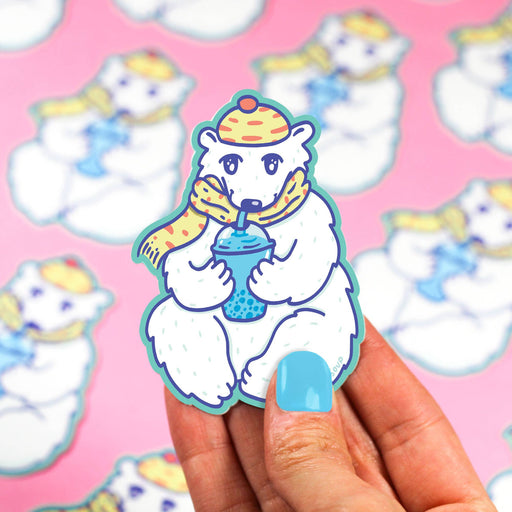Slushie Polar Bear Sticker