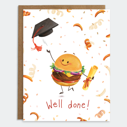 Well Done Burger Grad Card