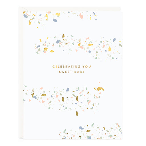Celebrating You Sweet Baby Confetti Card