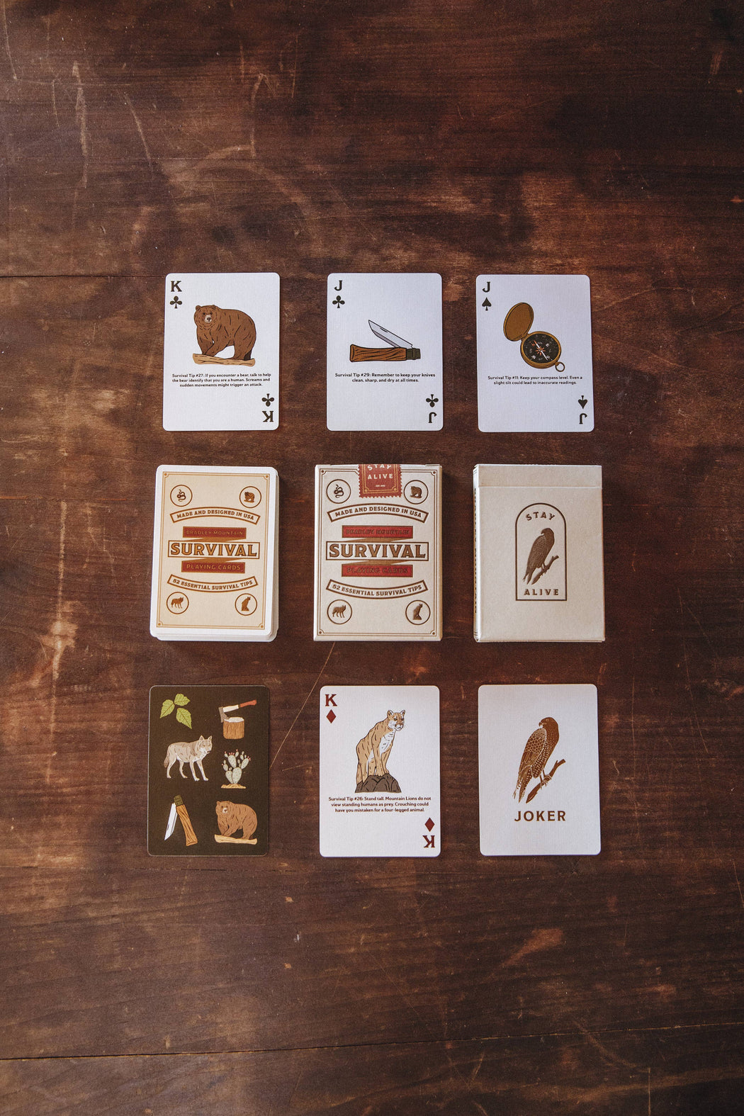 Survival Playing Card Deck