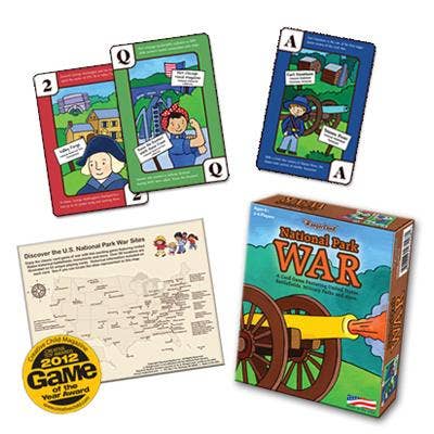 National Park War Card Game