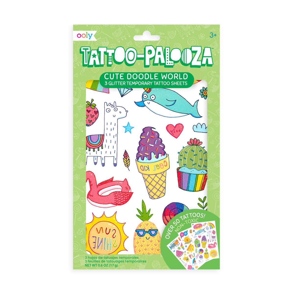 Tattoo Palooza Kids Temporary Tattoo Pack