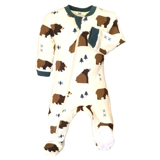 Little Grizzle Bear Baby Bodysuit