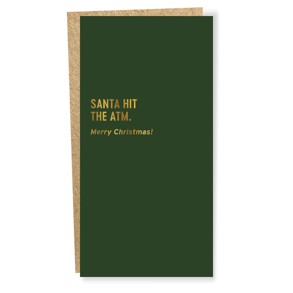 SP #5204: Santa Hit the ATM Cash Card