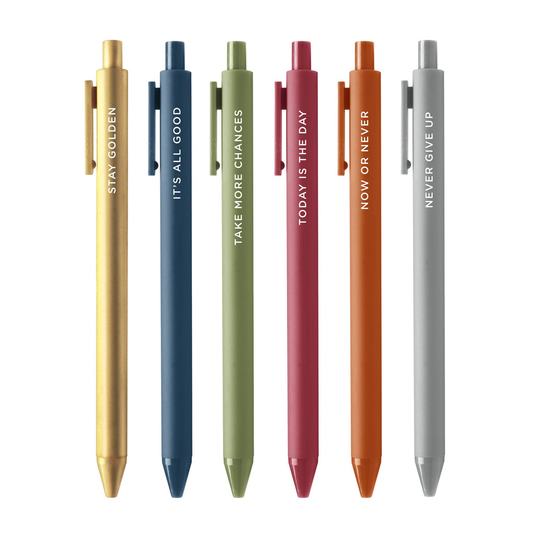 Now or Never Jotter Click Pen - 6 pack