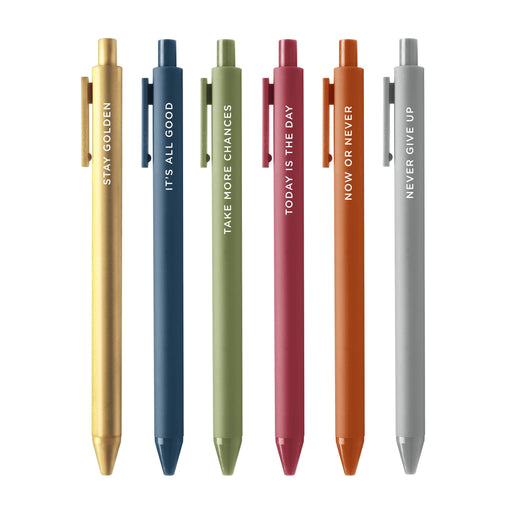 Now or Never Jotter Click Pen - 6 pack