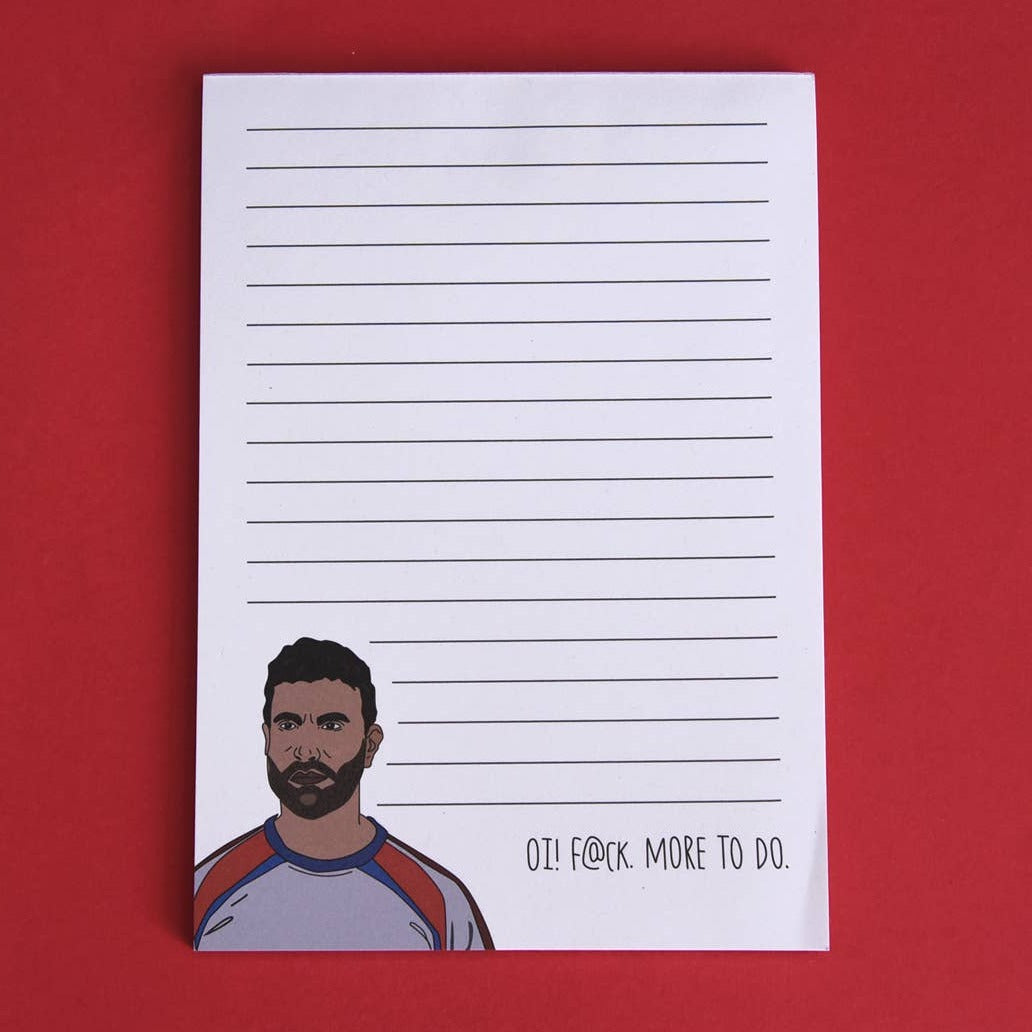 Roy Kent Oi Fuck More To Do Lasso Notepad
