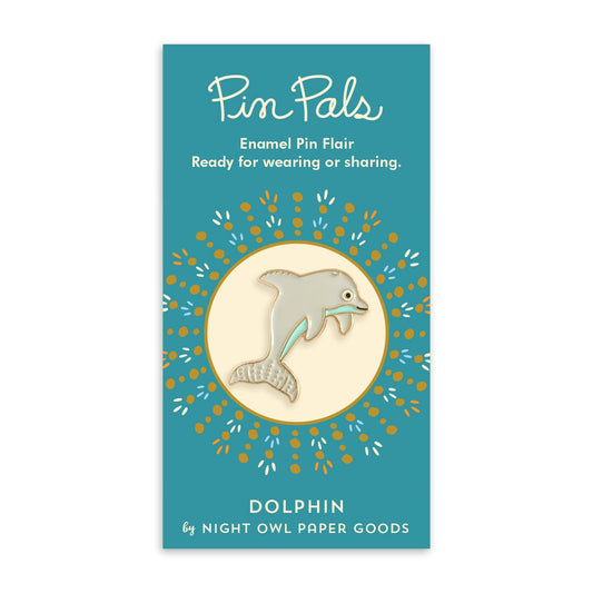 Dolphin Enamel Pin