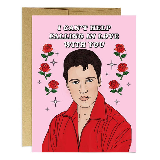 Elvis Cant Help Falling in Love Card