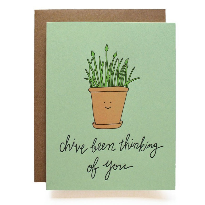 Chive Been Thinking of You Card
