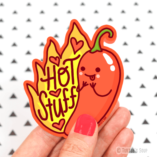 Hot Stuff Jalapeno Vinyl Sticker