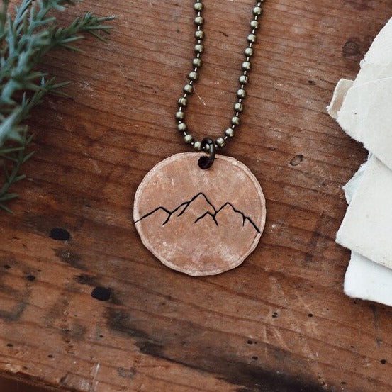 Stamped Penny Necklace — Marrygrams