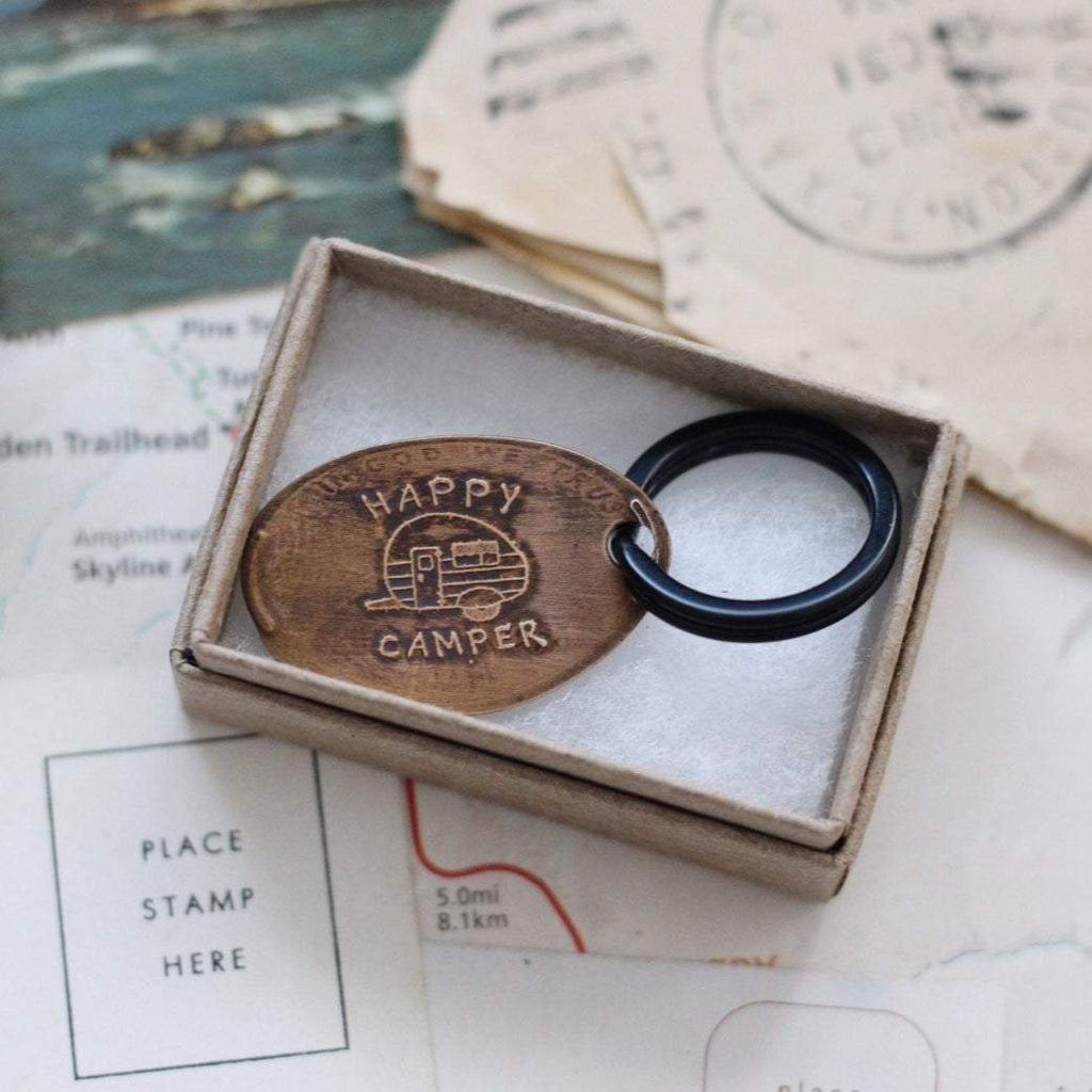 Stamped Penny Keychain — Marrygrams