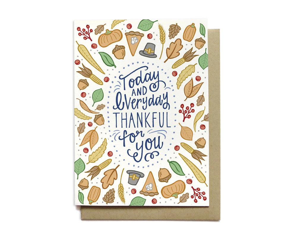 Today & Everyday Thankful for You Card