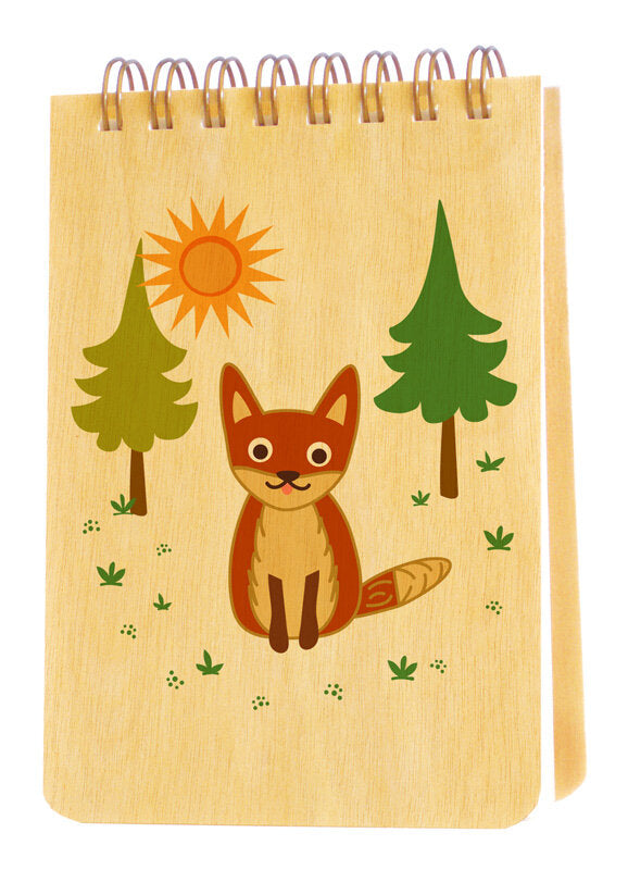 Wood Mini Notebook
