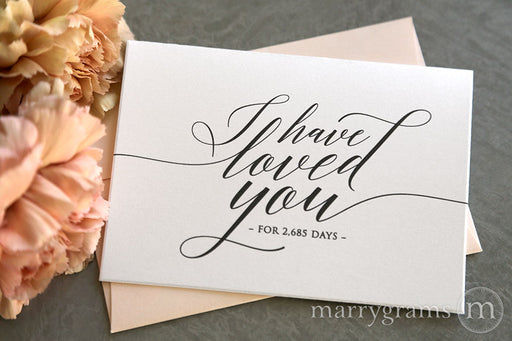 I Have Loved You For Number of Days Card Delicate Style