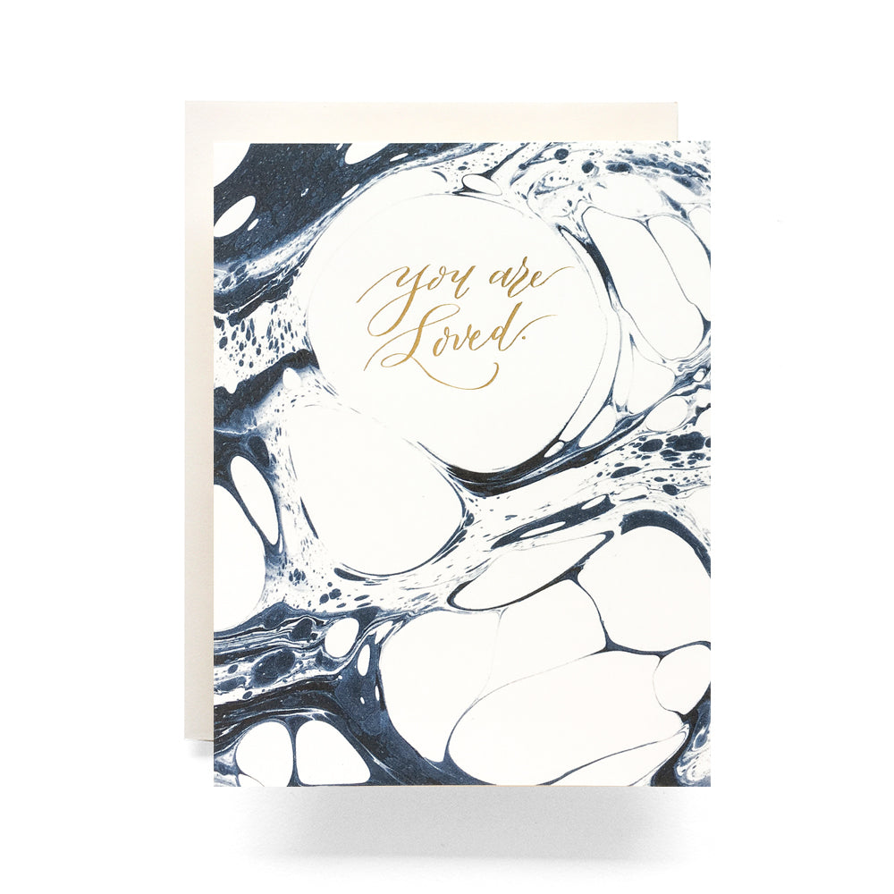 You Are Loved Marble Card