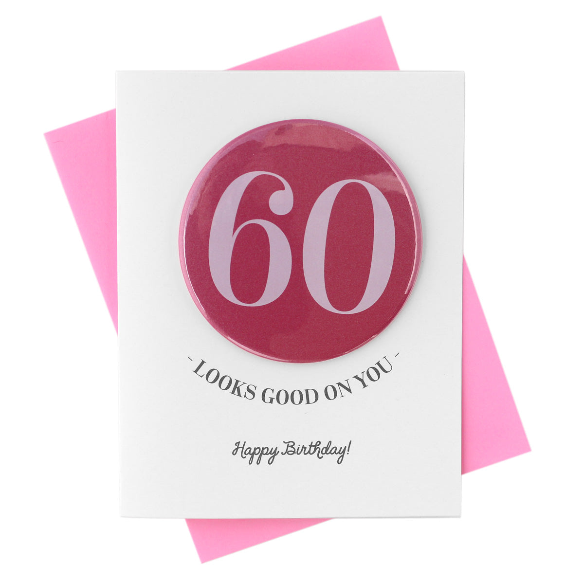 Milestone Birthday Button Card