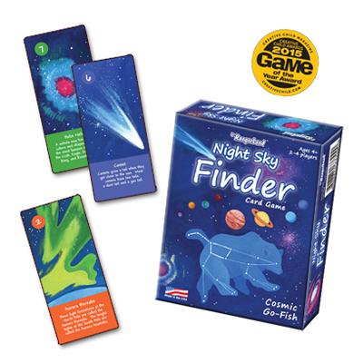 Night Sky Finder Cosmic Go Fish Card Game