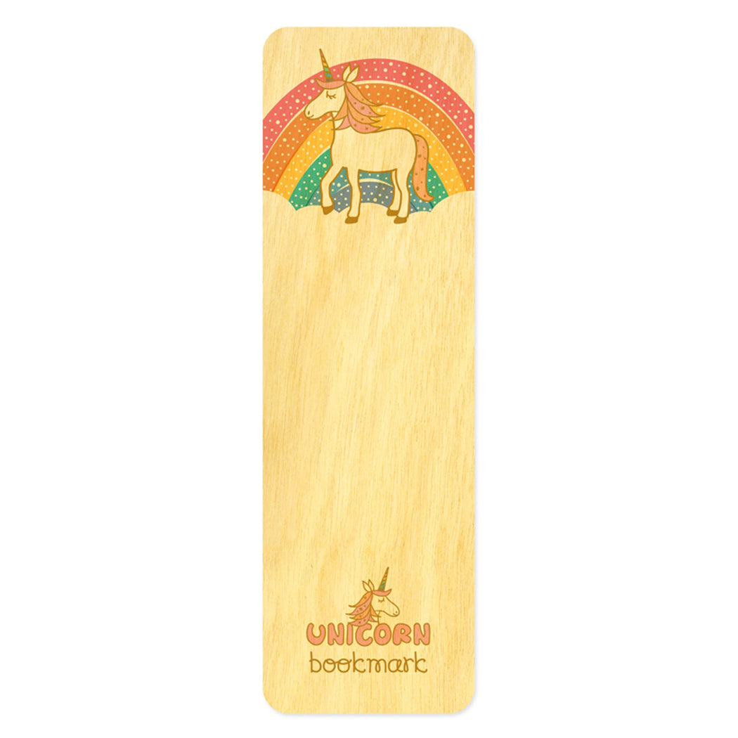 Wood Bookmark Unicorn