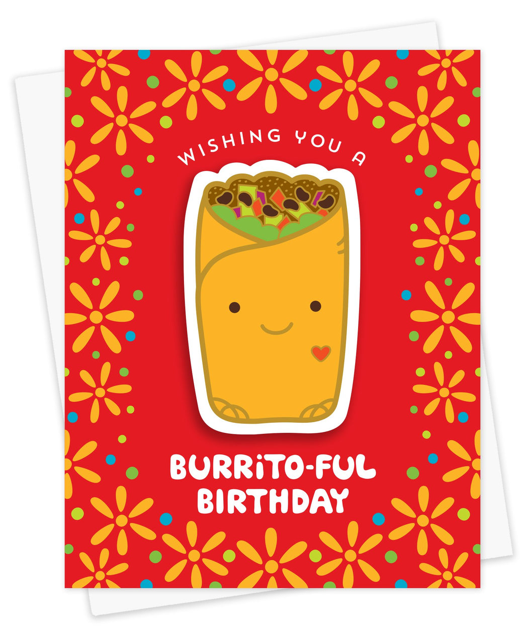 Burritoful Birthday Sticker Card