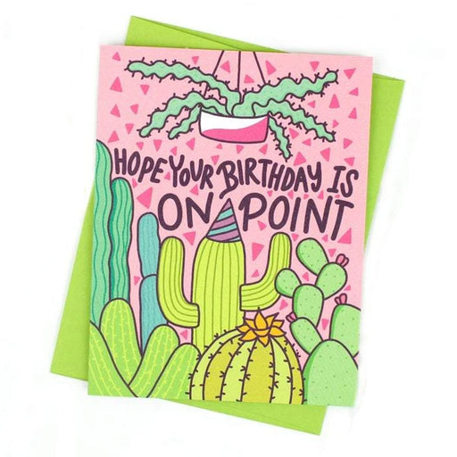 On Point Cactus Birthday Card