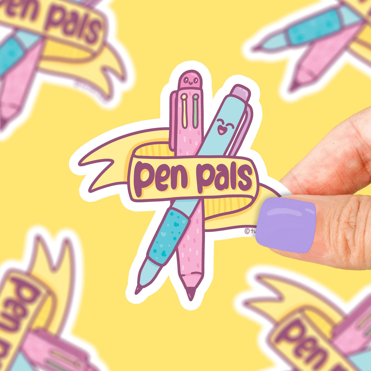 Pen Pals Vinyl Sticker