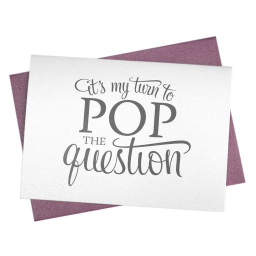 Pop the Question Be My Bridesmaid Card
