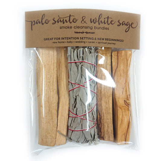 Palo Santo & White Sage Smudge Bundle