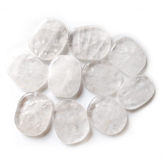 Clear Quartz Worry Stone