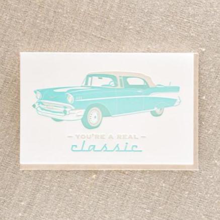 Real Classic Car Card