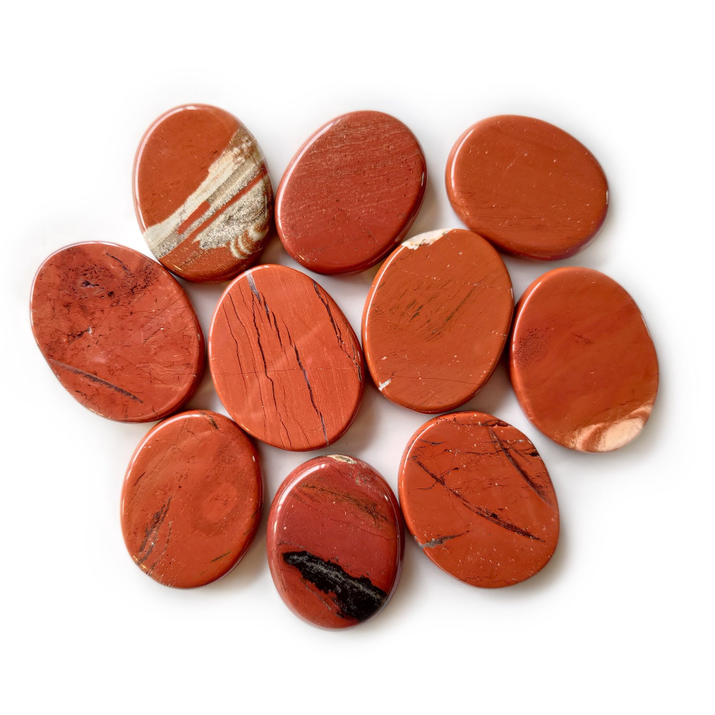 Red Jasper Worry Stone