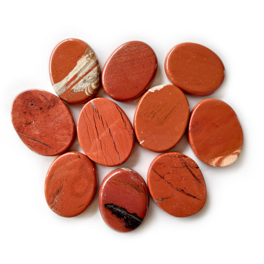 Red Jasper Worry Stone