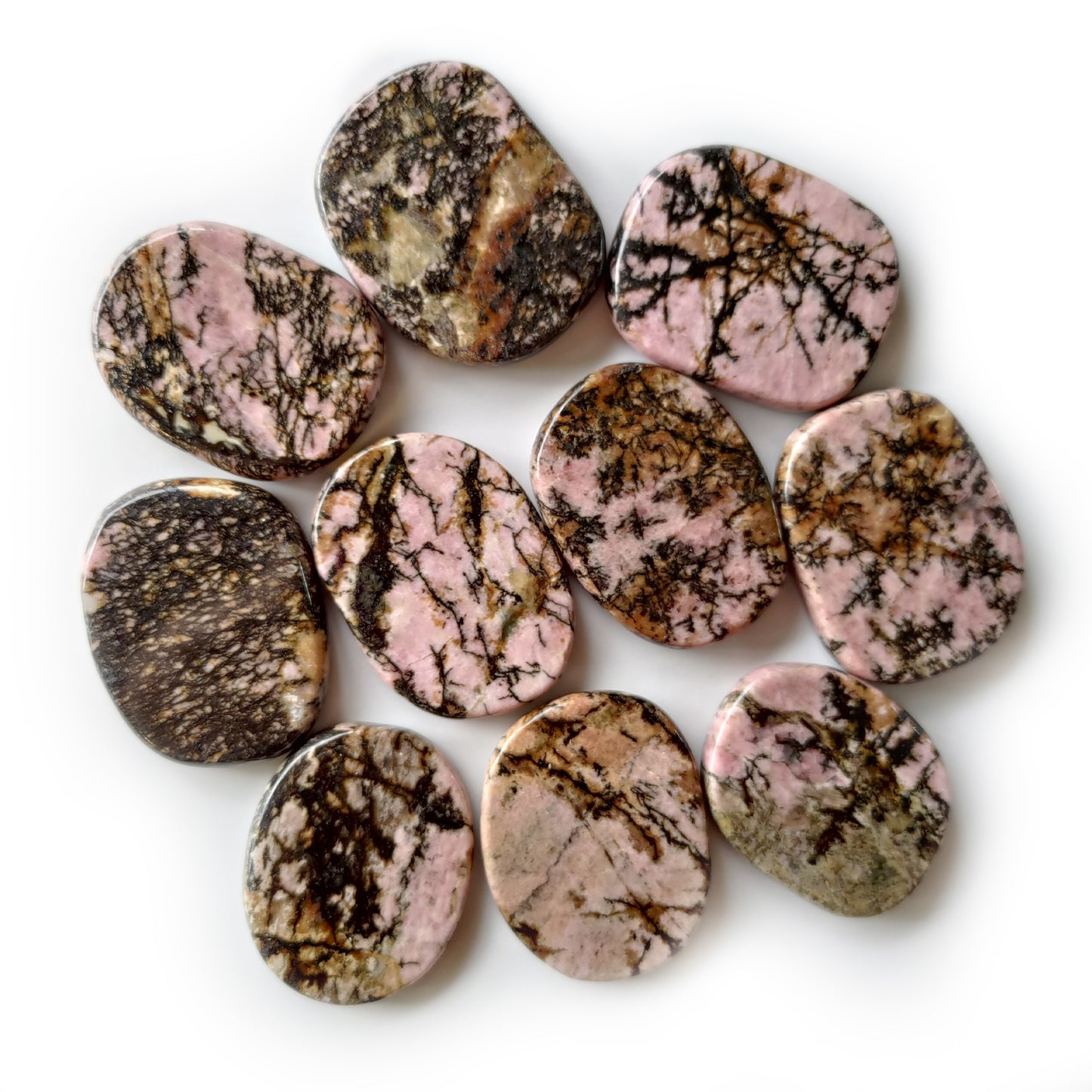 Rhodonite Worry Stone