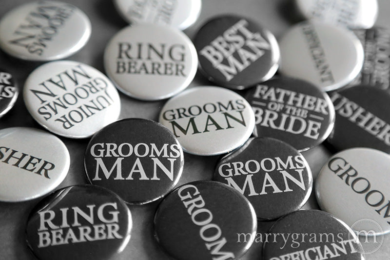 Time to Suit Up Groomsman Button Cards