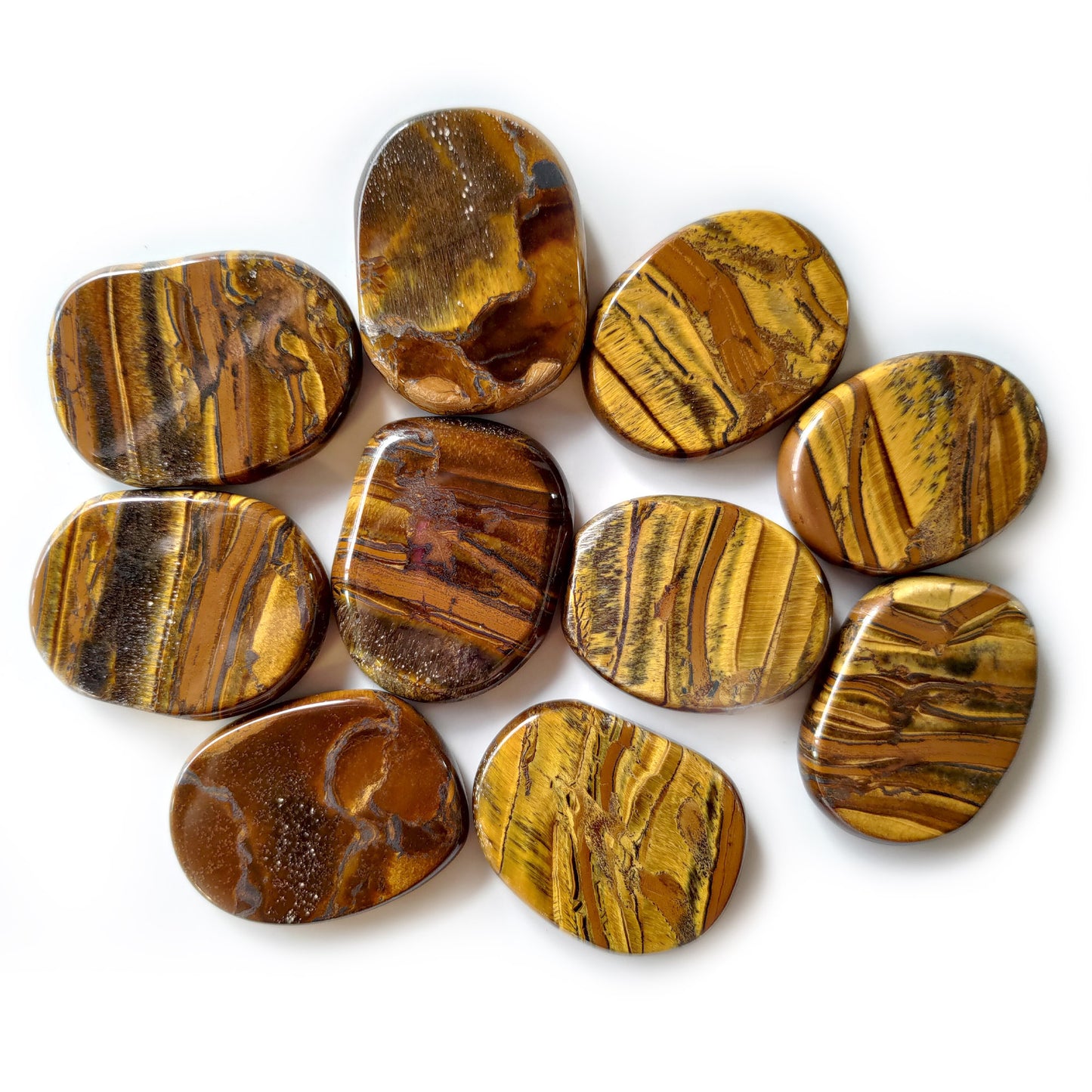 Tiger Eye Worry Stone