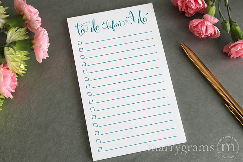To Do Before I Do Bridal Notepad